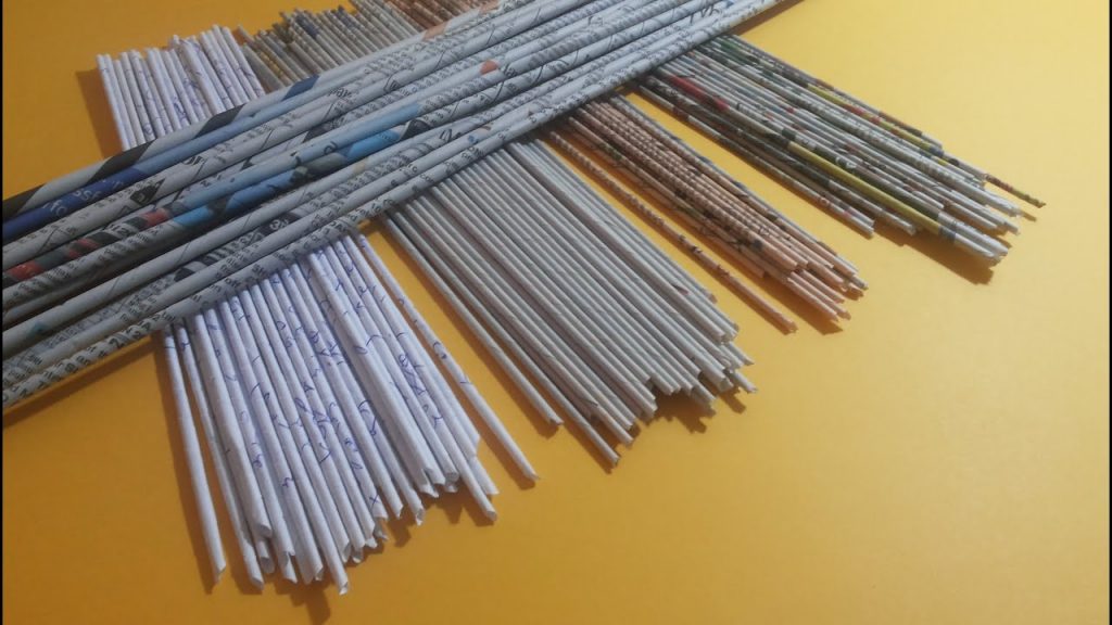 How to Make Paper Tubes / Paper Weaving for Beginners Research